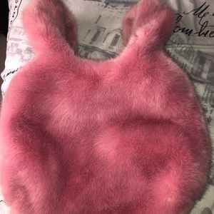 Fuzzy Tote Bag